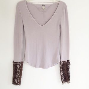 Free People We The Free Thermal Button Sleeves
